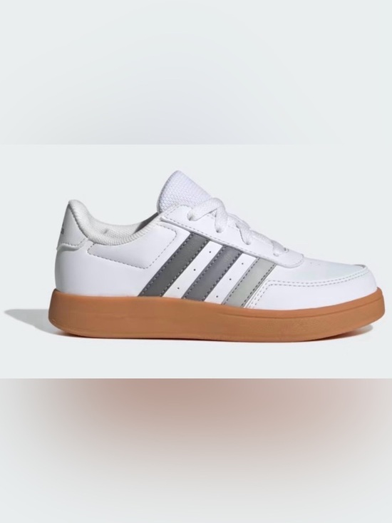 adidas Other - NIB [Adidas] Breaknet 2.0K Tennis Shoes Casual Sneakers White/Gray Youth 5 / W 6
